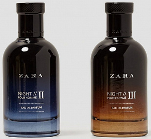 Zara Zara Zara Homme Night II + Zara Homme Night III Набор