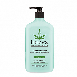 Hempz TRIPLE MOISTURE Herbal Whipped Body Crème 