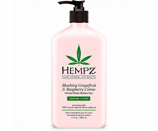 Hempz BLUSHING GRAPEFRUIT & RASPBERRY CRÈME Herbal Body Moisturizer Молочко для тела