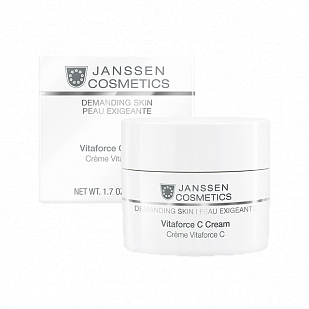 Janssen Vitaforce C Cream - Крем с высокоэффективными активными компонентами для борьбы с первыми признаками старения кожи