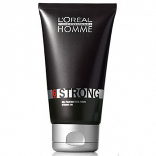 L'oreal Homme Wet Gel Strong - Гель для очень сильной фиксации L'oreal Homme Wet Gel Strong - Гель для очень сильной фиксации