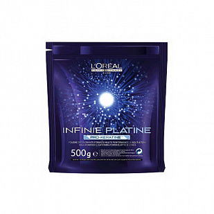 L'oreal Infinie Platine - Обесцвечивающая пудра с про-кератином