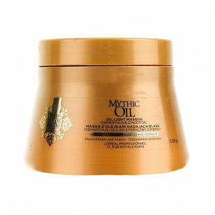 L'oreal Mythic Oil Masque Питательная маска для нормальных и тонких волос