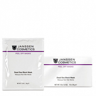 Janssen Black Dead Sea Mask Альгинатная маска на основе грязи Мёртвого моря