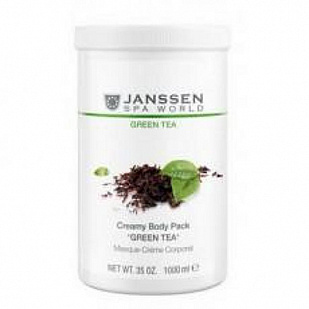 Janssen Creamy Body Pack Green Tea Кремовое обертывание с anti-age эффектом "Зеленый чай"