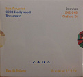 Zara Los Angeles + London Набор