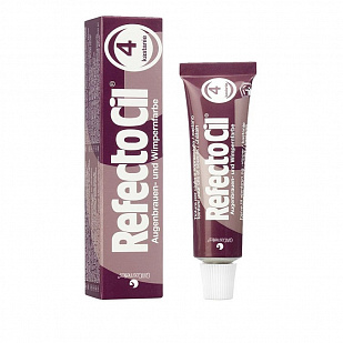 Refectocil Henna №4 Chestnut Краска для бровей и ресниц (каштановая)