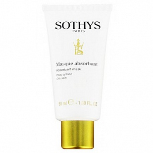 Sothys Oily Skin Line Absorbant Mask - Маска абсорбирующая для жирной кожи лица