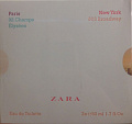 Zara Paris + New York Набор