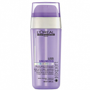 L'oreal Liss Unlimited SOS Smoothing Double Serum Несмываемая разглаживающая сыворотка