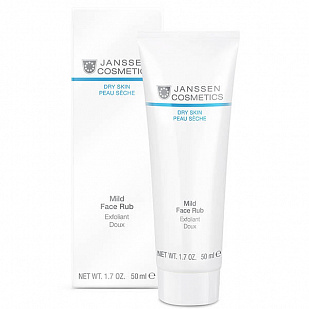 Janssen Dry Skin Mild Face Rub Мягкий скраб с гранулами жожоба