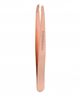 Tweezerman ROSE GOLD SLANT TWEEZER Пинцет для бровей
