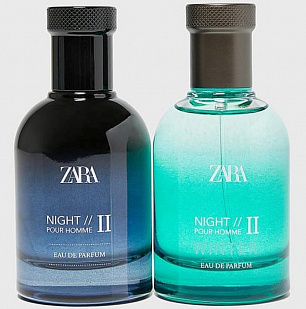 Zara Zara Zara Homme Night II + Zara Homme Night II Winter Набор