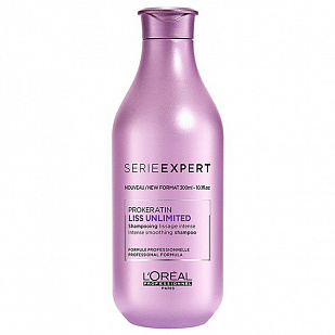 L'oreal Liss Unlimited Shampoo Разглаживающий шампунь для непослушных и вьющихся волос