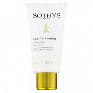 Sothys C&C Line Light Cream - Легкий крем для чувствительной кожи лица и кожи с куперозом Sothys C&C Line Light Cream - Легкий крем для чувствительной кожи лица и кожи с куперозом