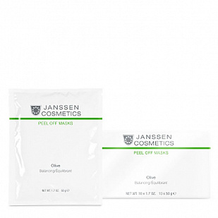 Janssen Olive-Hydration Альгинатная anti-age ультраувлажняющая маска с маслом оливы и экстрактом оливковых листьев