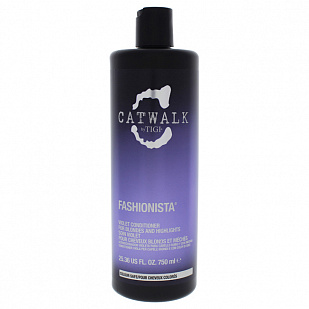 TIGI CATWALK FASHIONISTA VIOLET CONDITIONER Кондиционер для коррекции цвета осветленных волос 