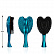Tangle Angel  Cherub Totally Turquoise Расческа Ангел Насыщенно-бирзовый