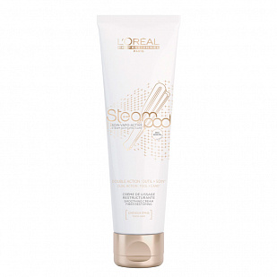 L'oreal White Steampod Cream for Thick hair - Восстанавливающий крем-уход для толстых волос
