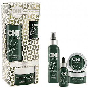 CHI Tea Tree Tranquil Treatment Trio Набор для лечения волос на основе масла чайного дерева