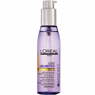L'oreal Liss Unlimited Blow-Dry Oil Термозащитное масло-сияние для непослушных волос