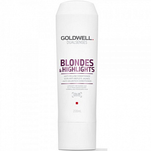 Goldwell Dualsenses Blondes & Highlights Anti-Yellow Conditioner – Кондиционер против желтизны для осветленных и мелированных волос