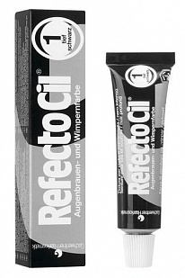 Refectocil Henna №1 Pure Black Краска для бровей и ресниц (глубокая черная)