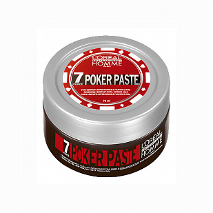 L'oreal Poker Paste Homme Моделирующая паста экстремально сильной фиксации Покер L'oreal Poker Paste Homme Моделирующая паста экстремально сильной фиксации Покер
