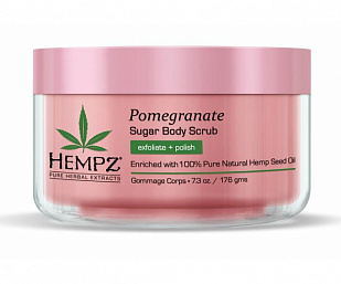 Hempz POMEGRANATE Herbal Sugar Body Scrub Скраб для тела